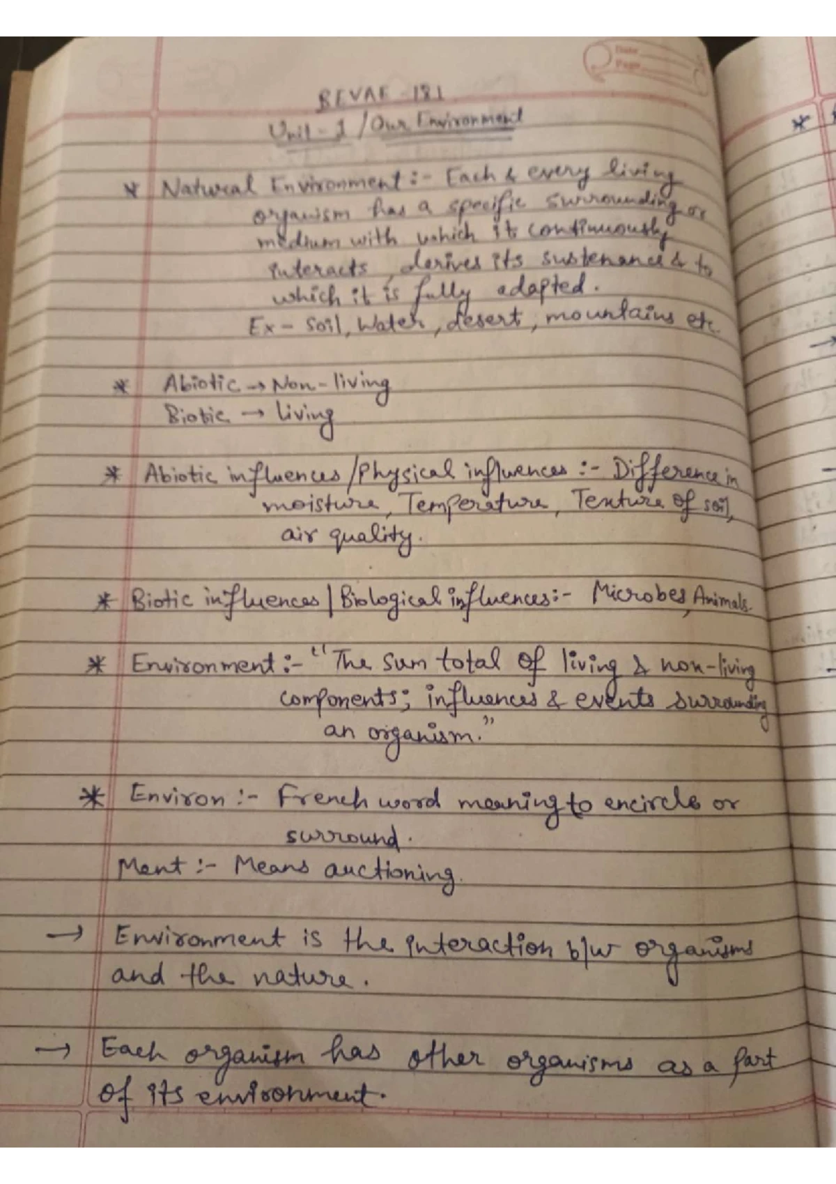 BEVAE 181 EM PYQ MP - Environmental Studies Exam Notes - Studocu