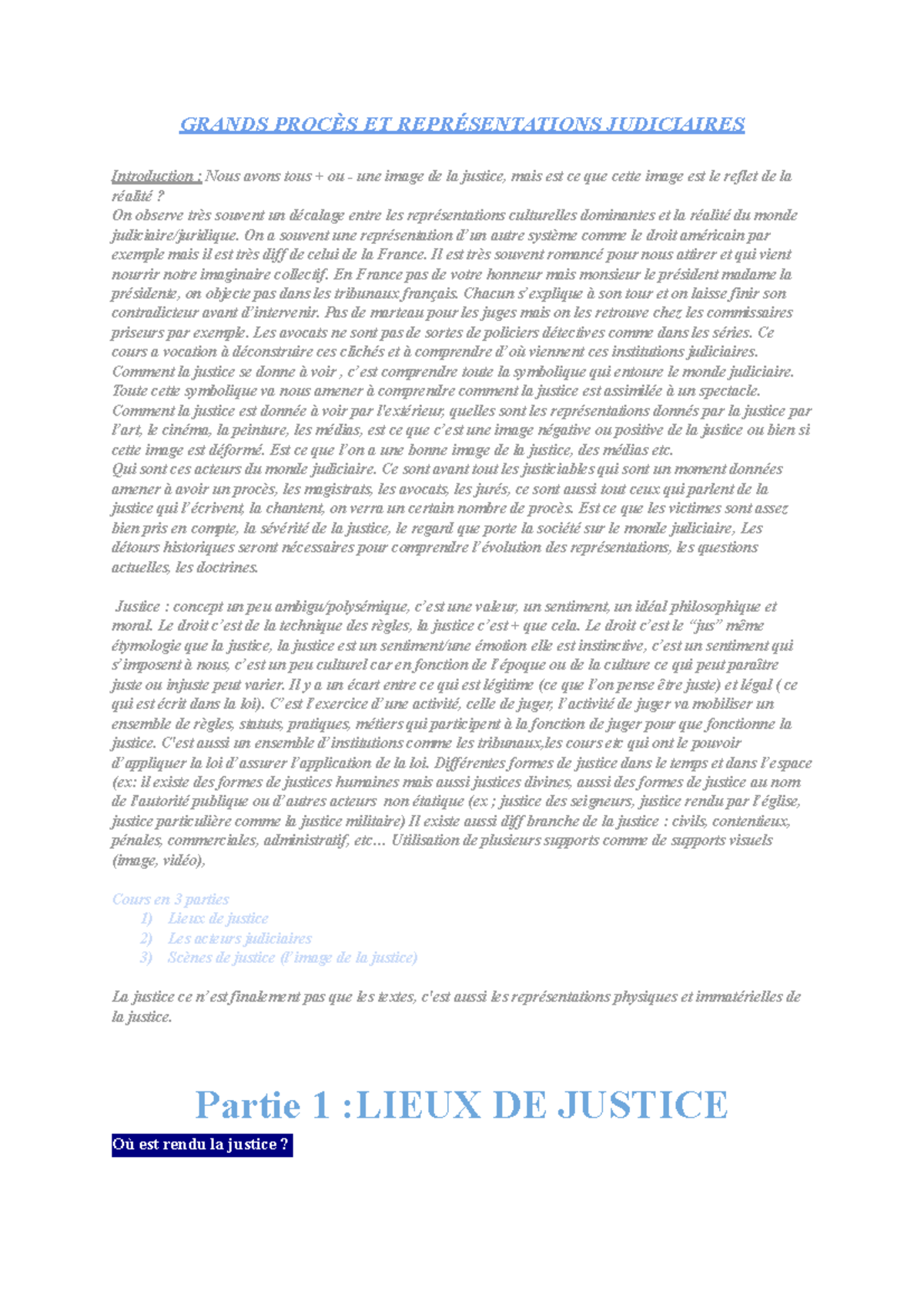 MAT Grands Procès et Représentations Judiciaires : Une Analyse Critique ...
