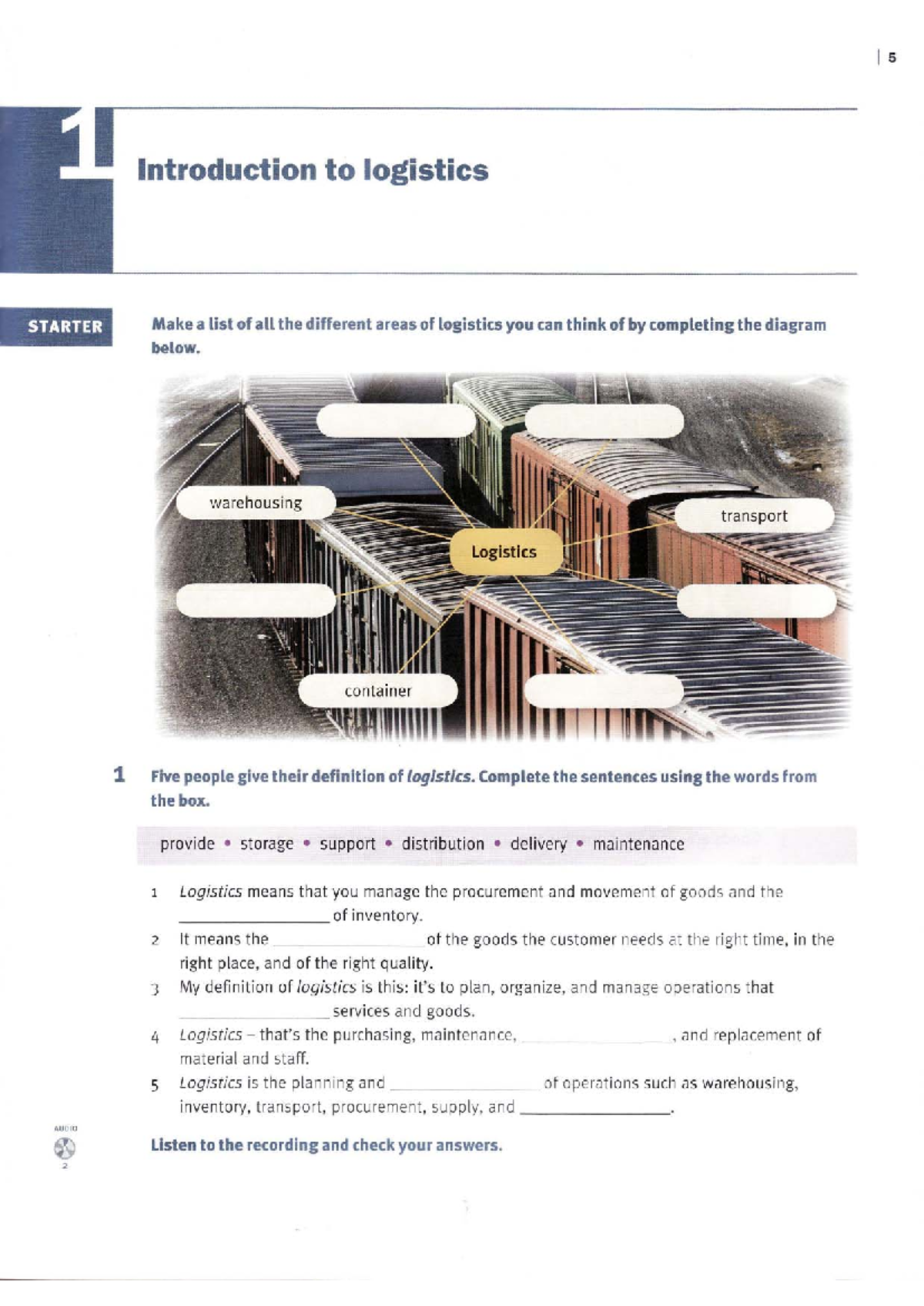 English for Logistics: Final Exam Insights and Overview - Studocu
