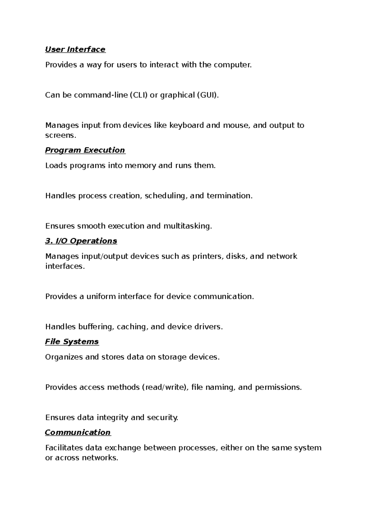 CS101: User Interface and Operations Overview - Studocu