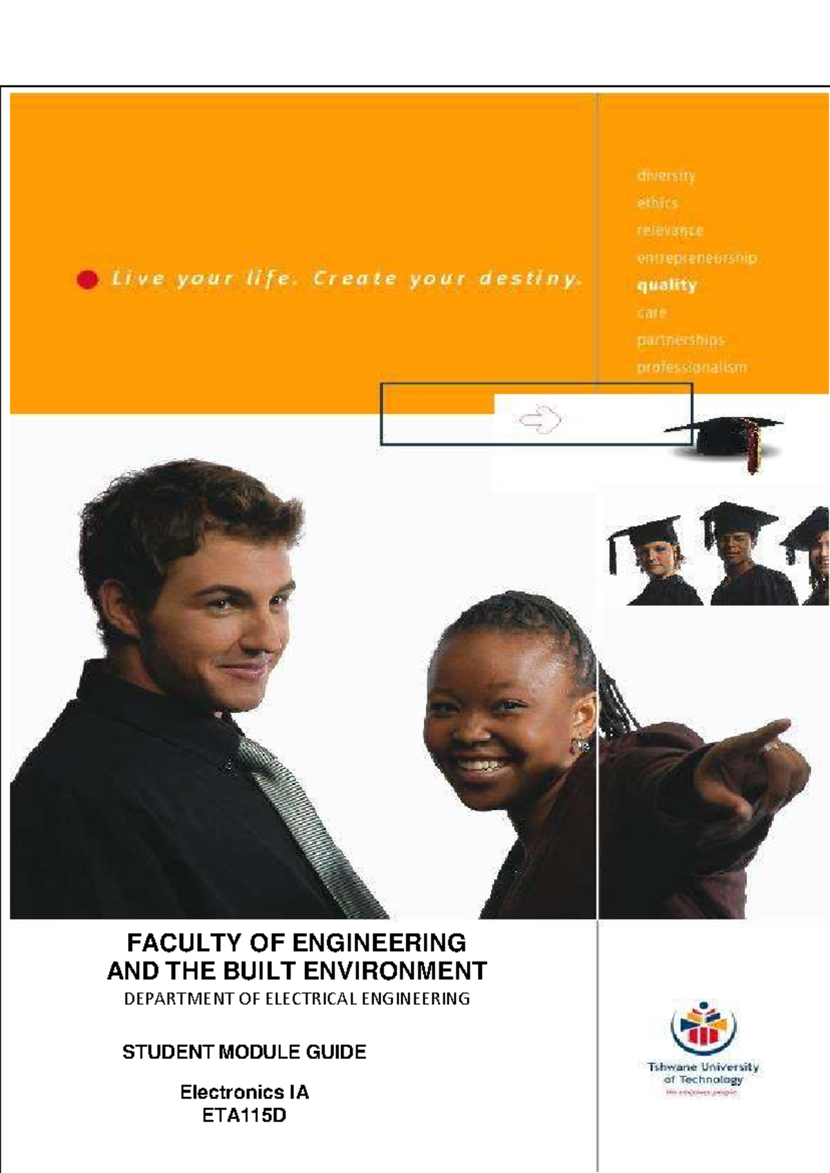ETA115D Electronics 1A Study Guide 2026 - Comprehensive Overview - Studocu