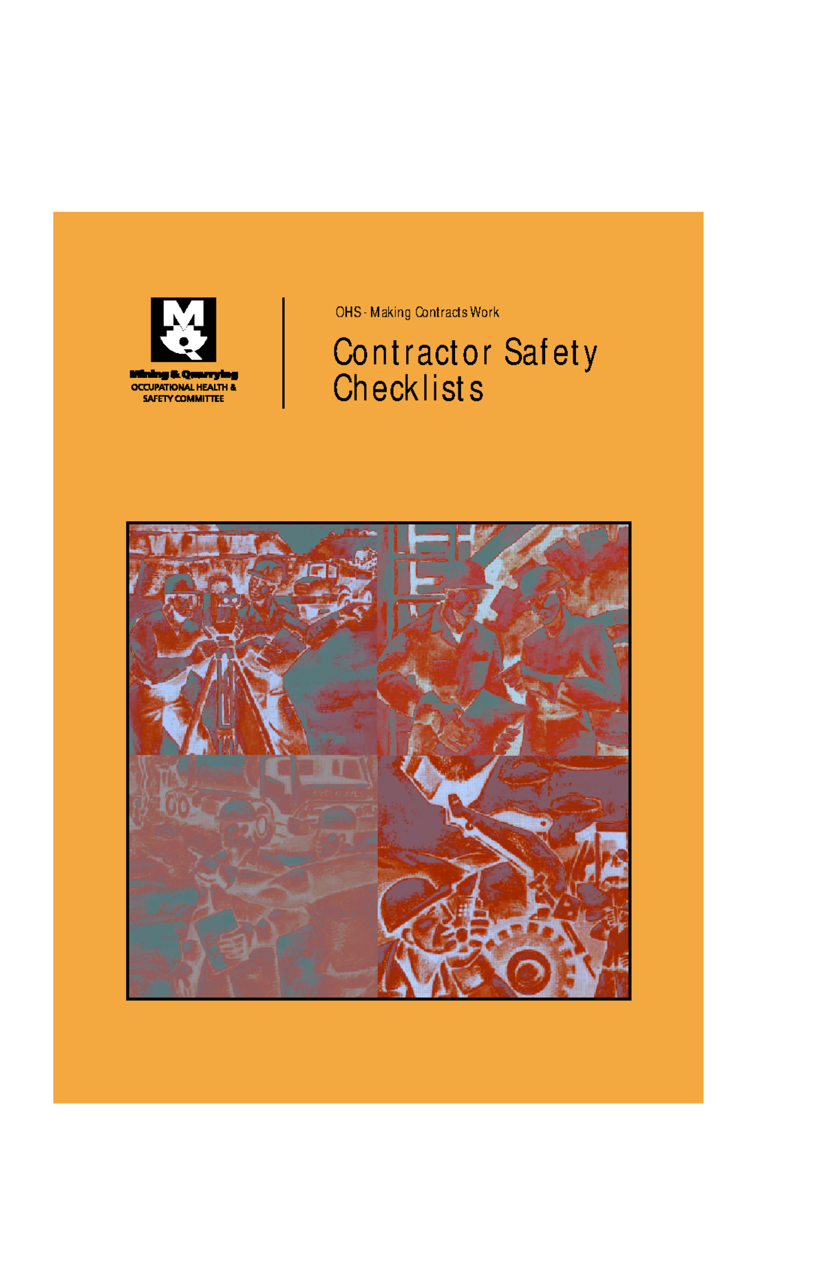 OHS Contractor Safety Checklists for Quarry Management - Studocu