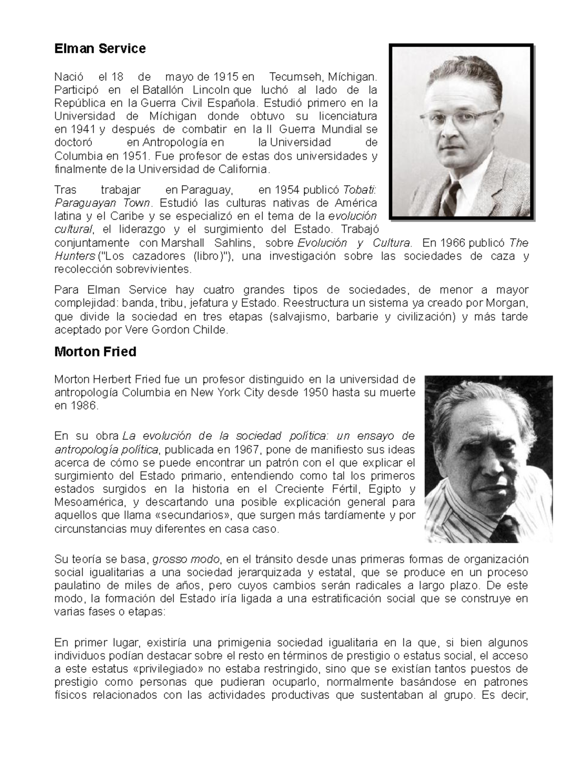 Biografias - m,ndfñdf - Elman Service Nació el 18 de mayo de 1915 en ...