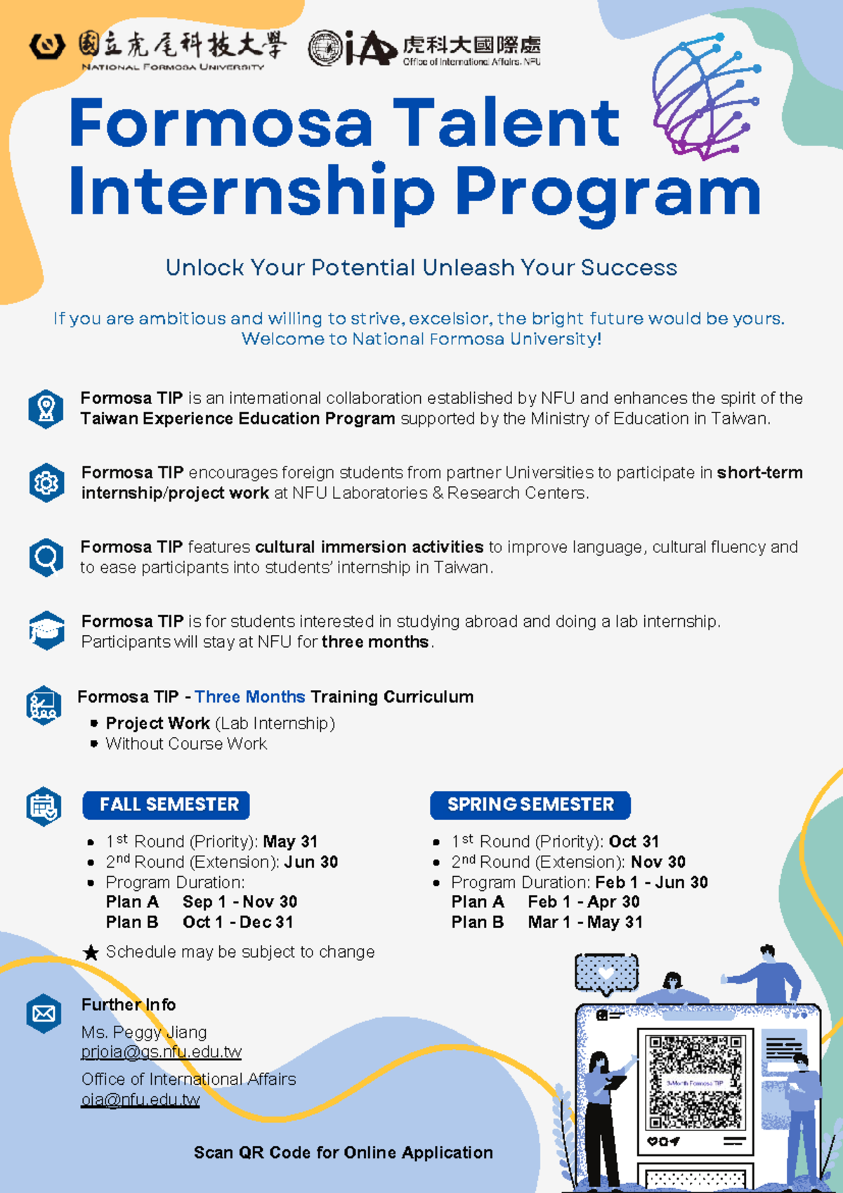 Formosa TIP: 3-Month Internship Program Overview and Opportunities ...