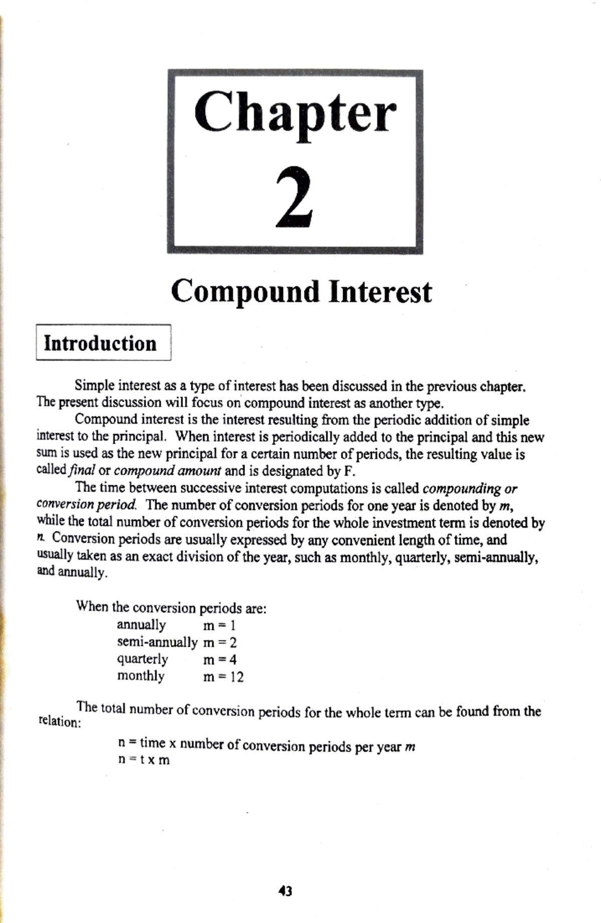Compund Interest - Usefull - Chapter 2 Compound Interest Introduction ...