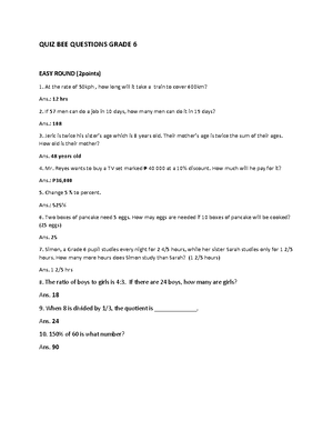 TQs - Test questionnaire - DIRECTION: Read each question carefully ...