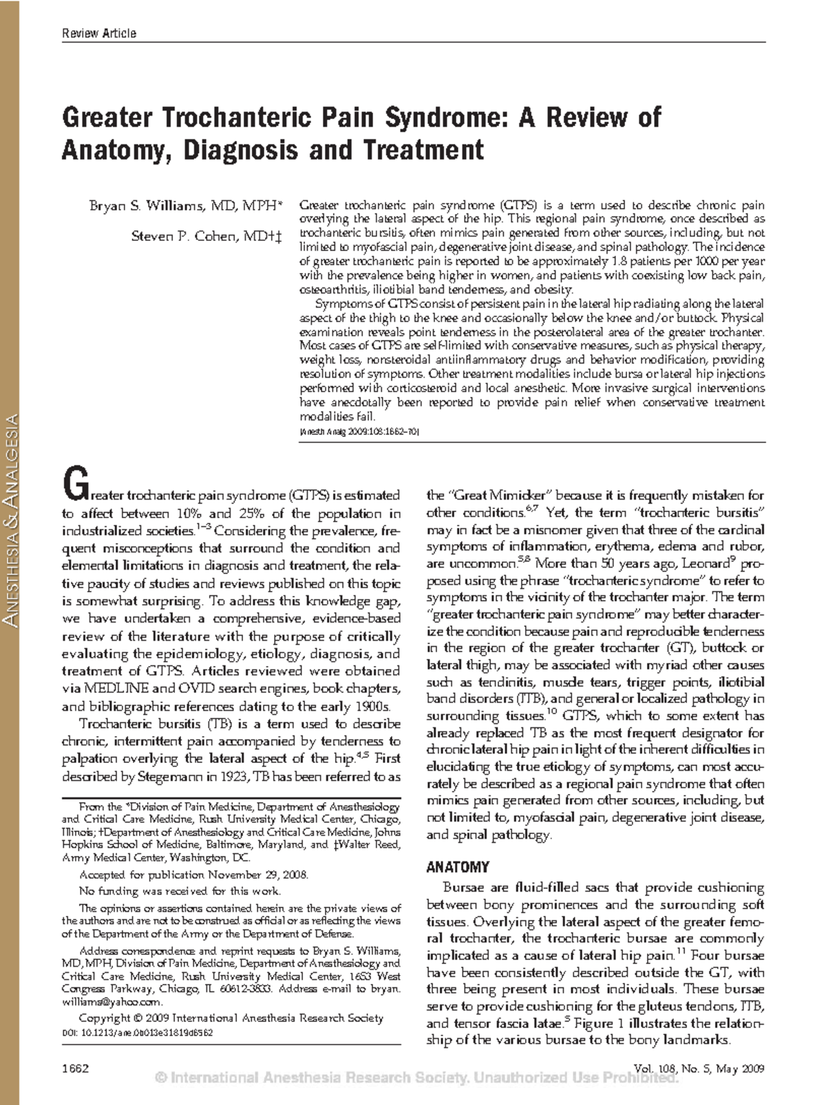 GTPS 101: Anatomy, Diagnosis, and Treatment Overview - Studocu