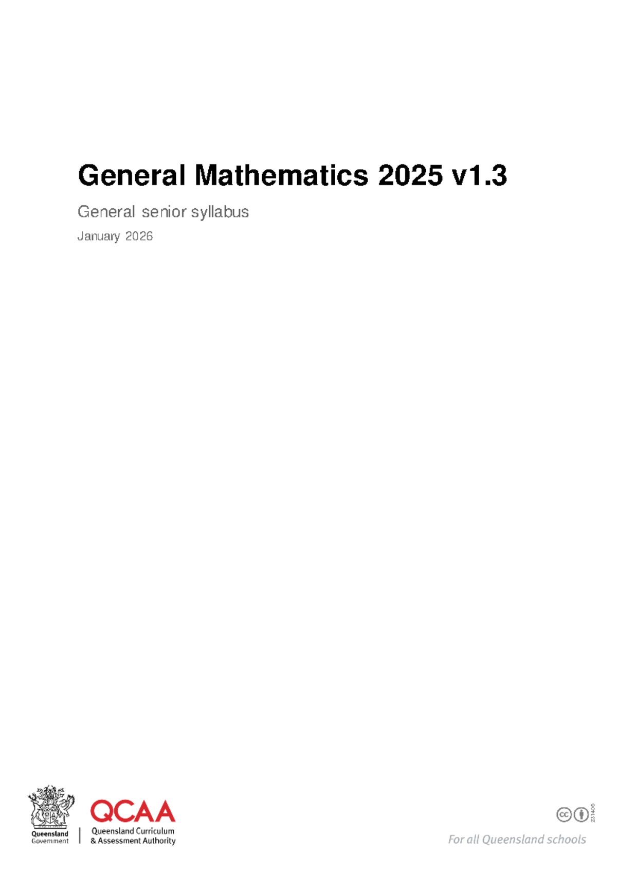 General Mathematics Syllabus 2025 v1.3 - Studocu