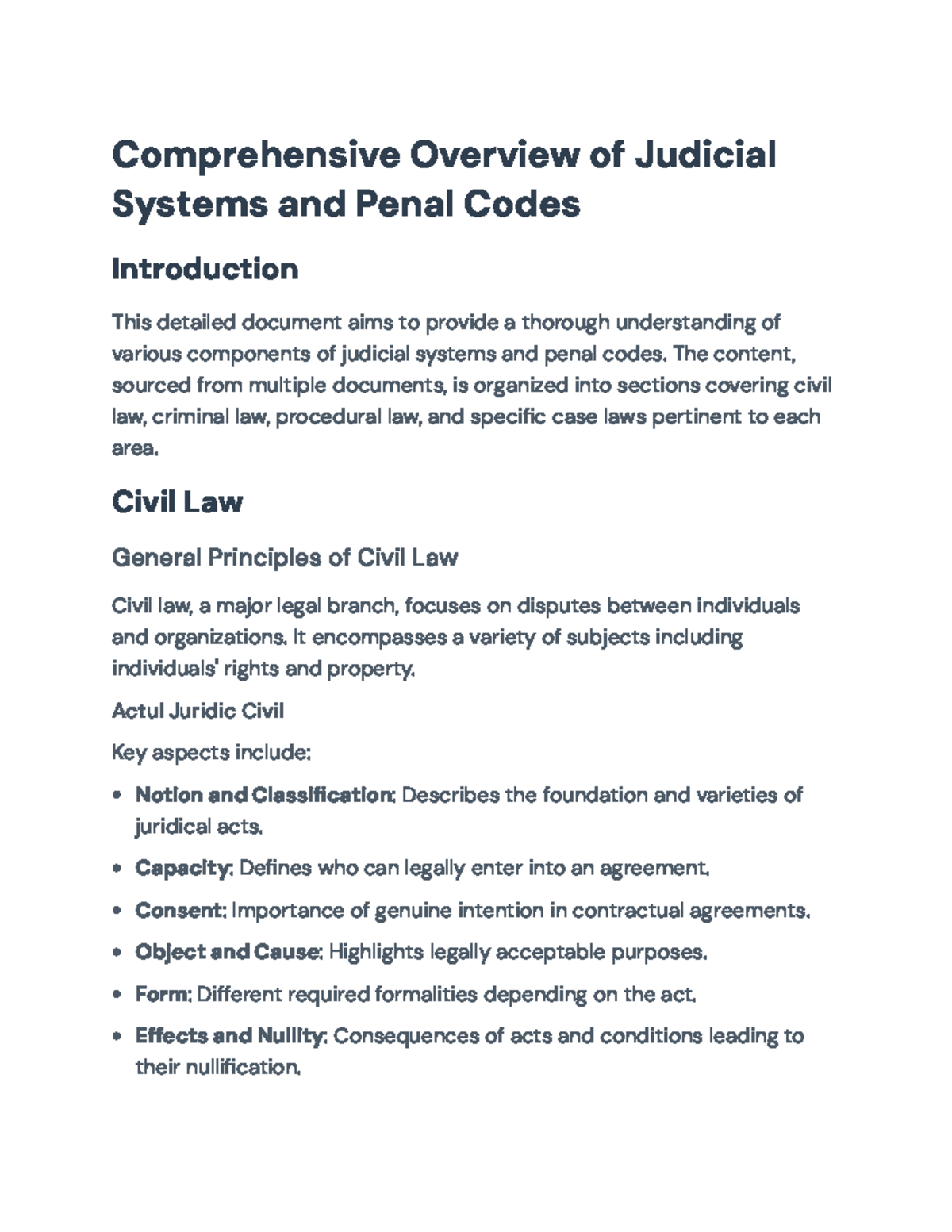 Judicial Systems & Penal Codes Overview: NTSzCQMA Study Guide - Studocu