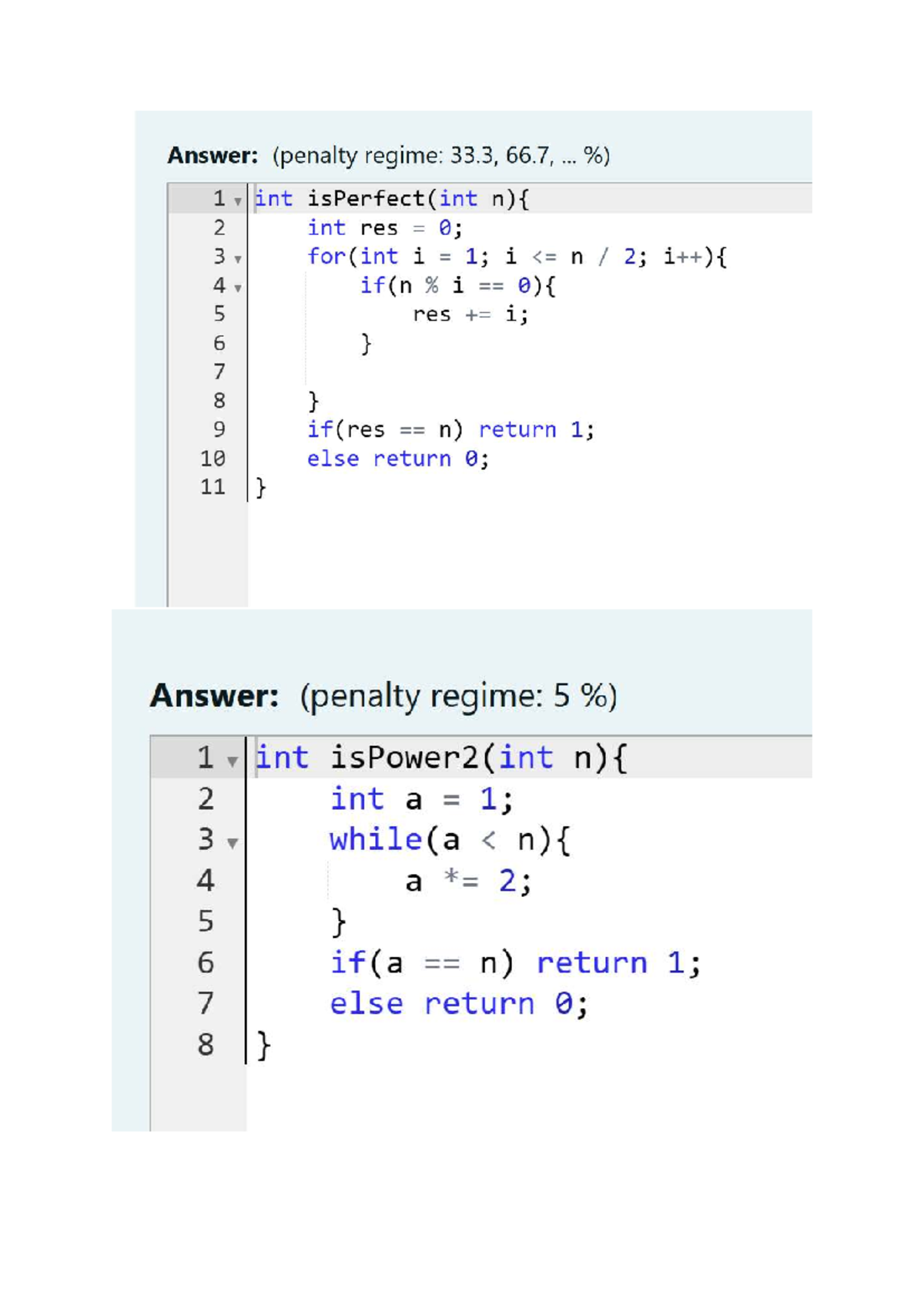 Answer: (Penalty Regime) C++ Function Implementations and Examples ...