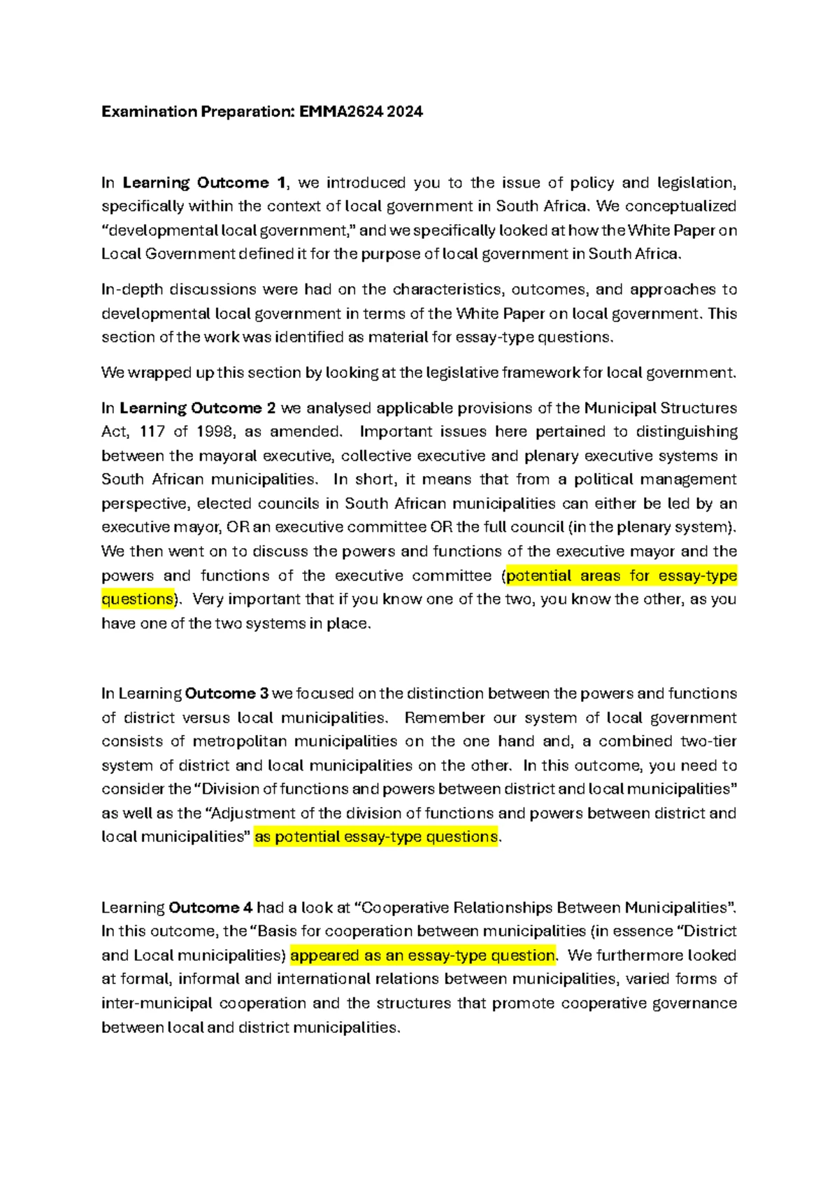ECAP 2614 Semester Test 1 Memo - Industrial Psychology Insights - Studocu