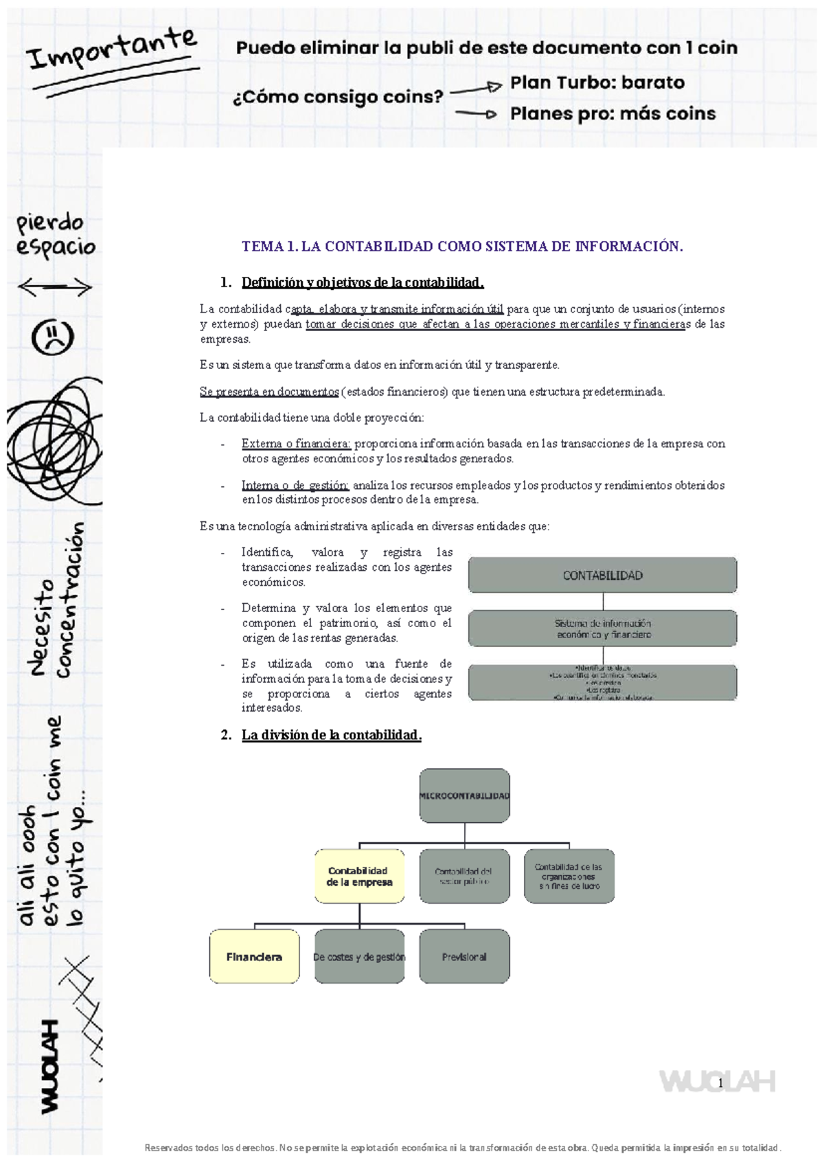 TEMA 1: La Contabilidad como Sistema de Información y sus Objetivos ...