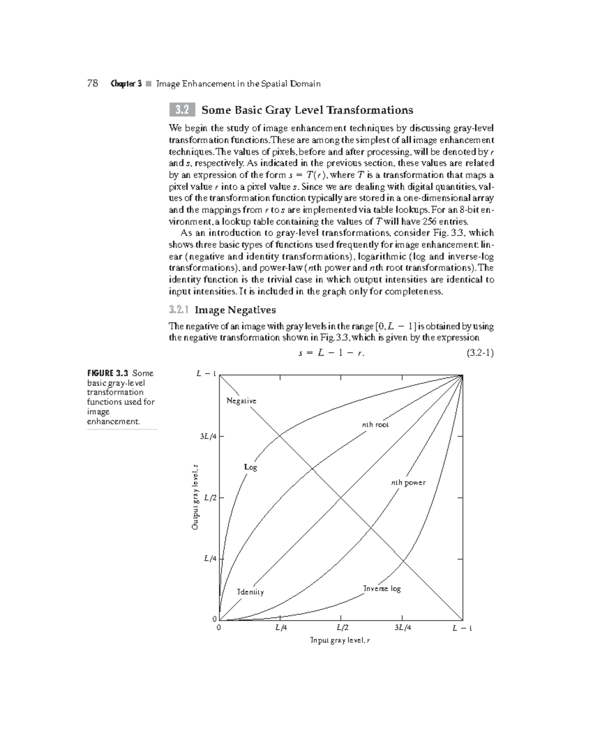 Chapter 3: Basic Gray Level Transformations in Image Enhancement - Studocu
