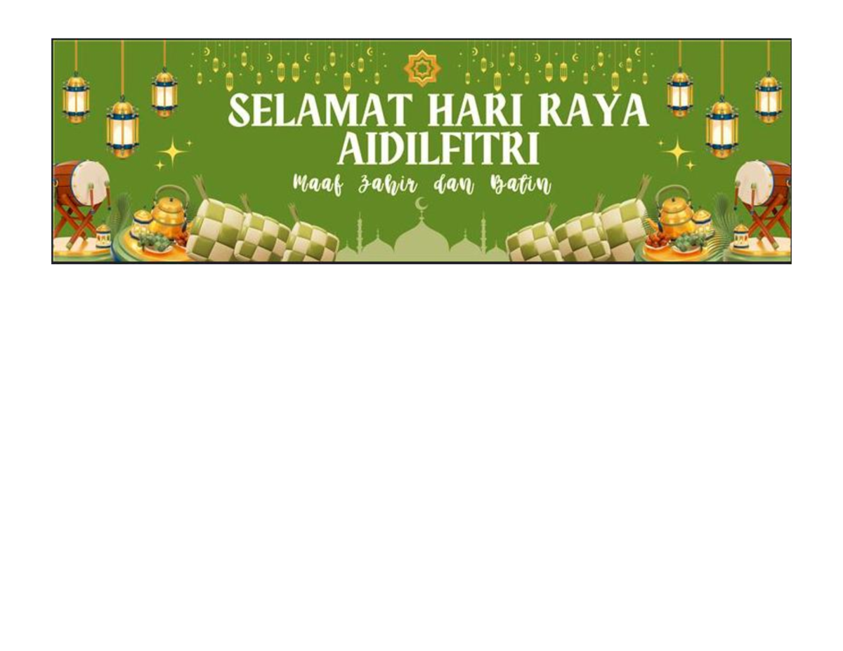 Hariraya Banner - Hari Raya design - A level - SELAMAT HARI RAYA ...