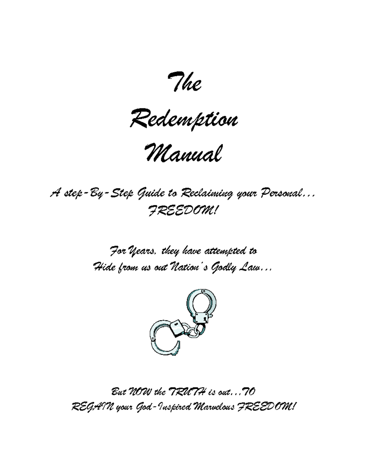13350740 - The Complete Guide to Personal Redemption and Freedom - Studocu