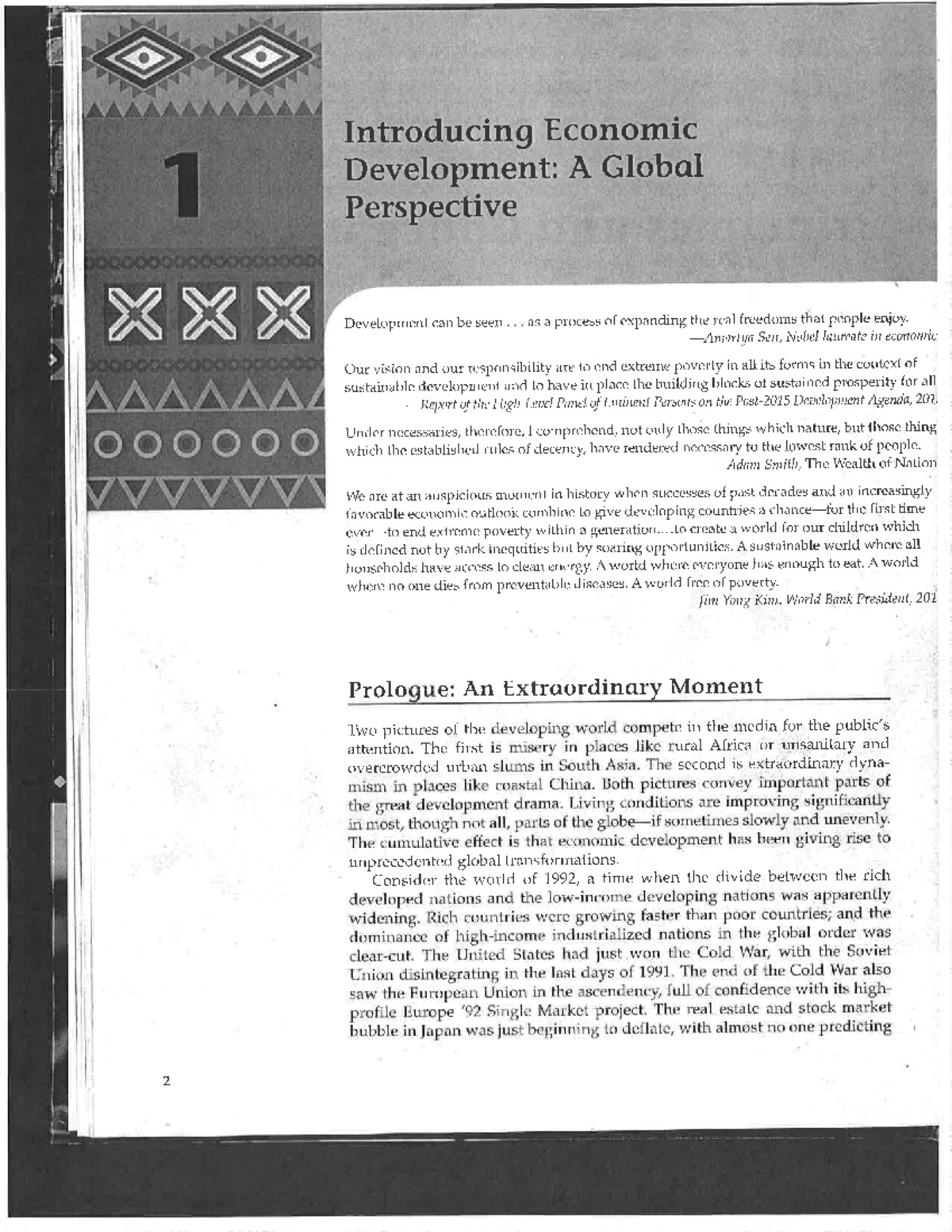 ECON 101: Chapter 1 - Understanding Economic Development Dynamics - Studocu