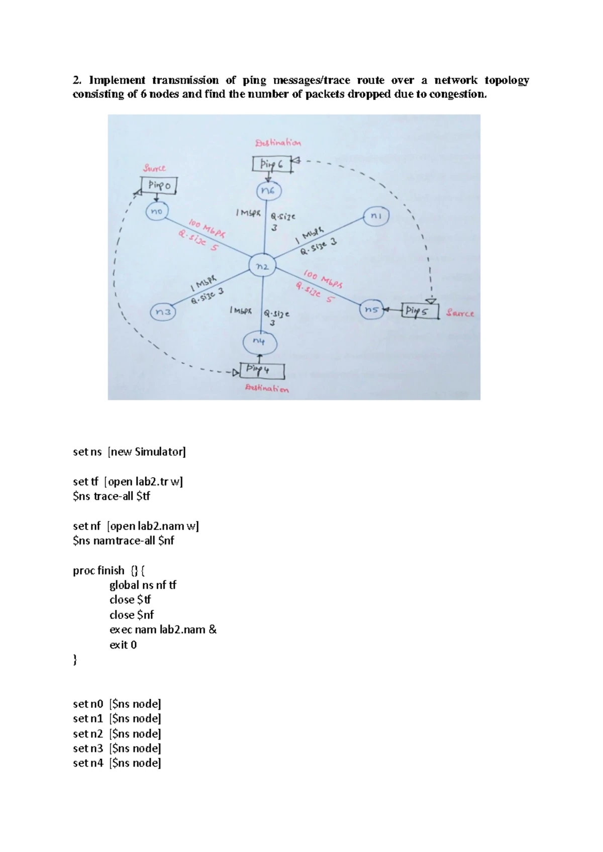 Lab Program 7 - A computer network is a system of interconnected ...