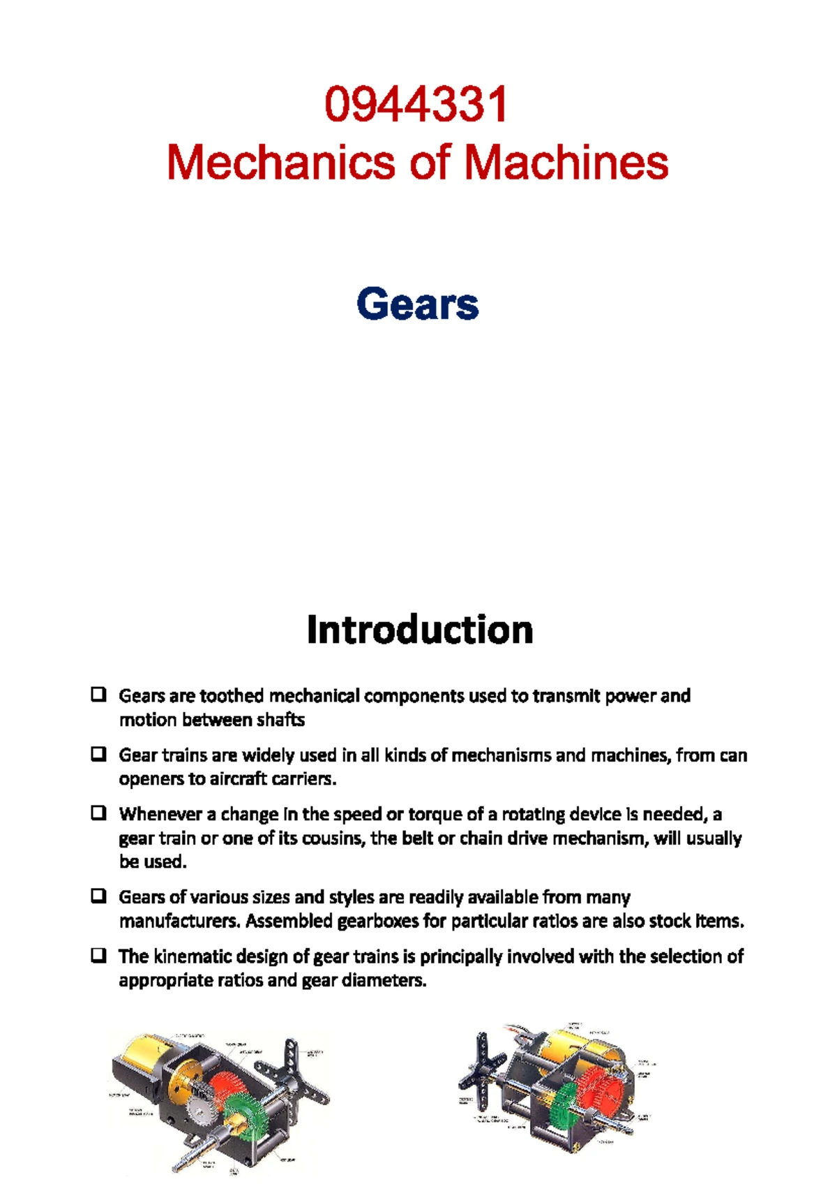 Final Exam Spring 2021 - None - Mechanics of Machines Final Exam Exam ...