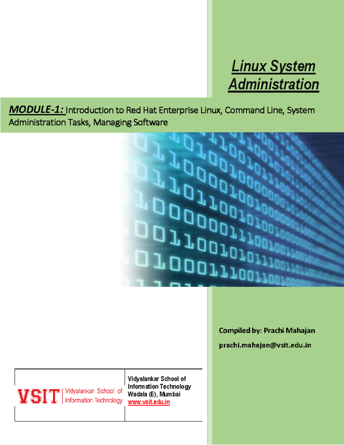 LA Unit 1 - Linux System Administration Notes - Studocu