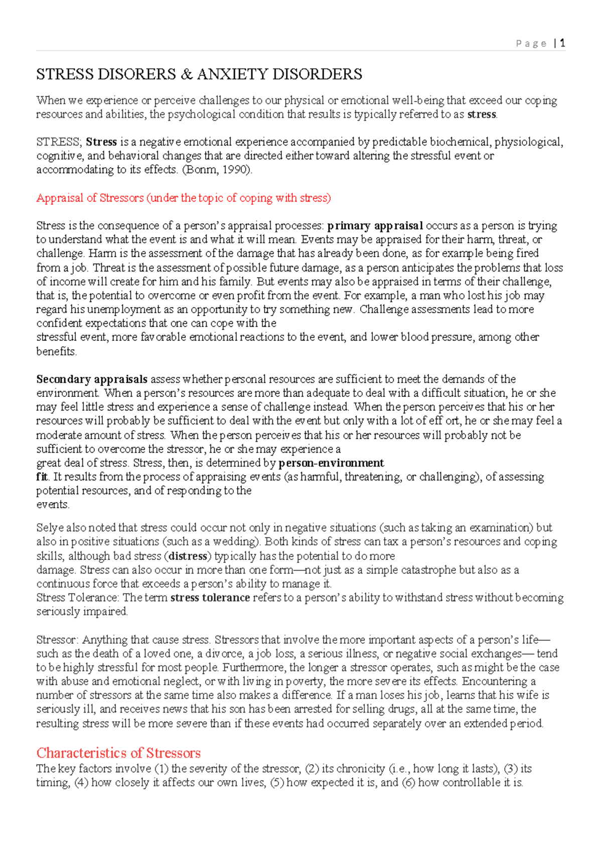 Stress Disorders and Anxiety Disorders: Understanding Coping Mechanisms ...