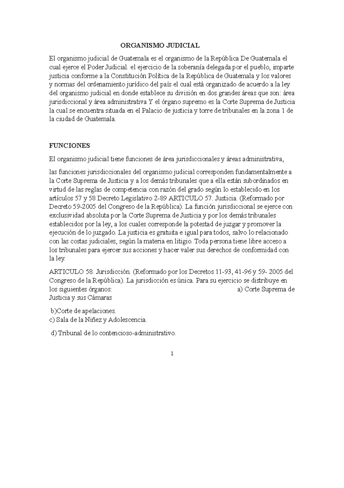 Título: Estructura y Funciones del Organismo Judicial en Guatemala ...