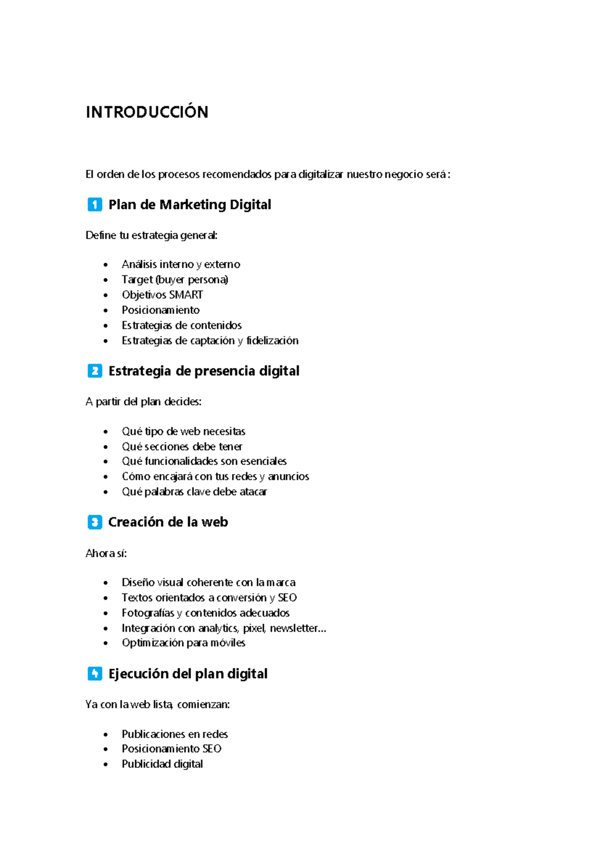 Tema 6: Guía Completa para Crear un Plan de Marketing Digital - Studocu