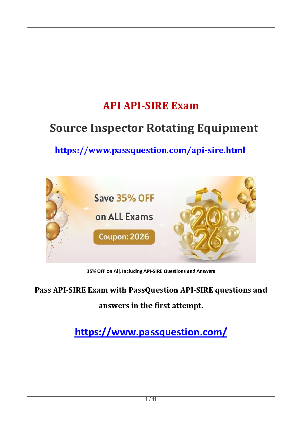 API-SIRE Exam: Source Inspector Rotating Equipment Q&A Guide - Studocu