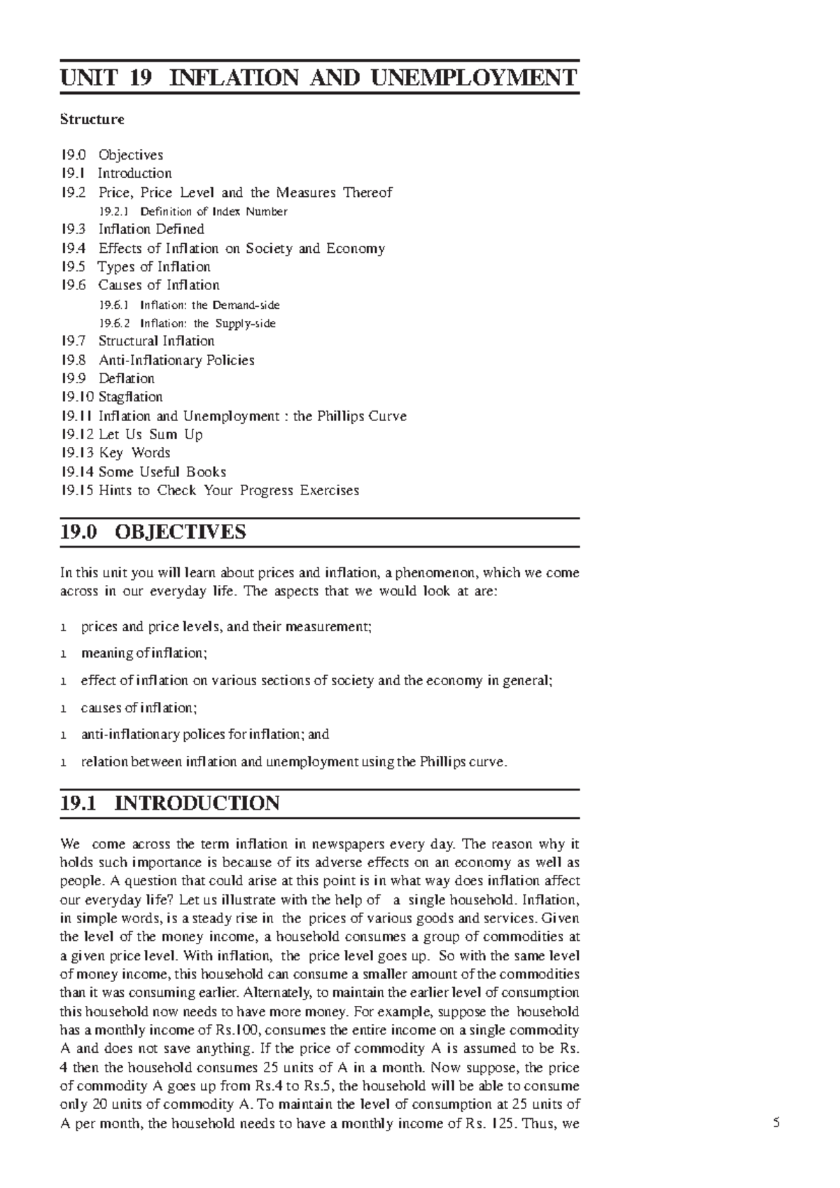 Unit 19: Inflation and Unemployment Study Notes for Economics - Studocu
