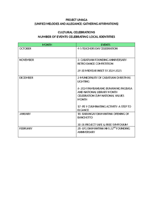 JS PROM Program FLow - JS PROMENADE 2025 PROGRAM FLOW I. ARRIVAL @ 3:30 ...