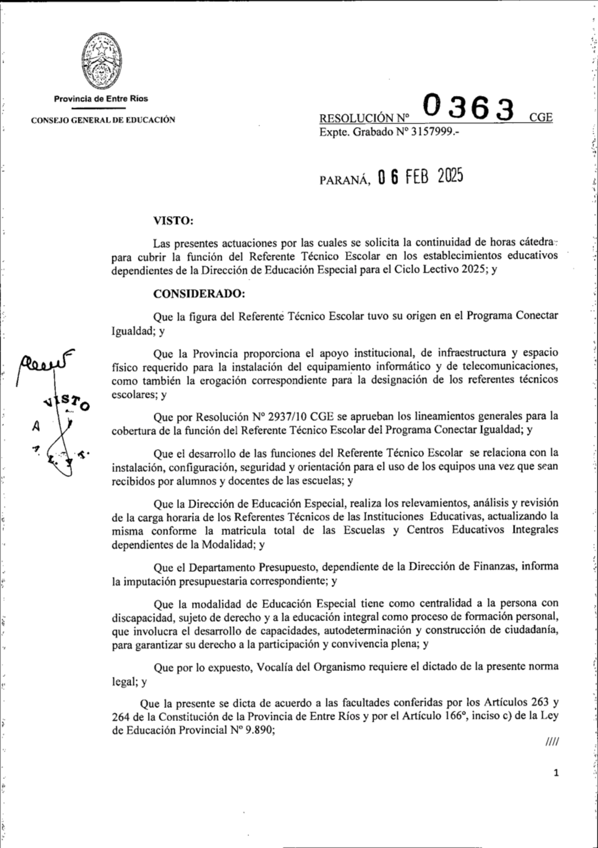 0363-25 CGE Continuidad de Horas para Referentes Técnicos en Educación ...