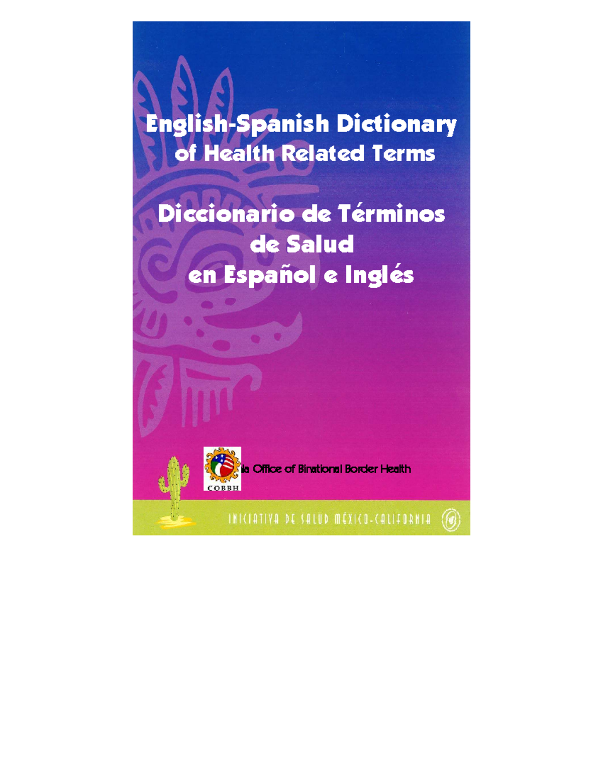 Diccionario de Términos de Salud en Español e Inglés - Glosario 2 - Studocu