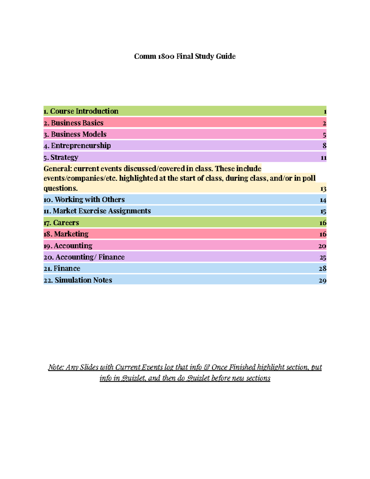 Comm 1800 Final Study Guide: Key Concepts and Current Events - Studocu
