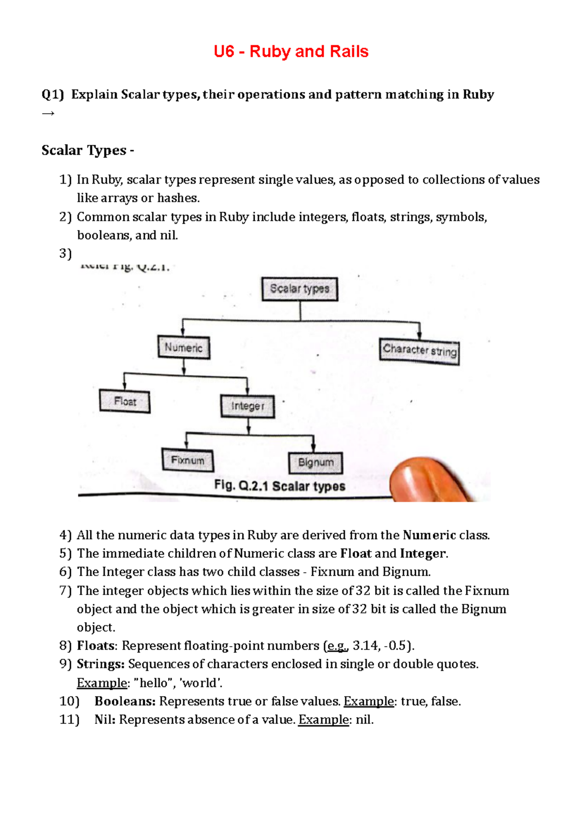 U6 - Final Exam: Ruby Scalar Types, Operations & Rails Applications ...