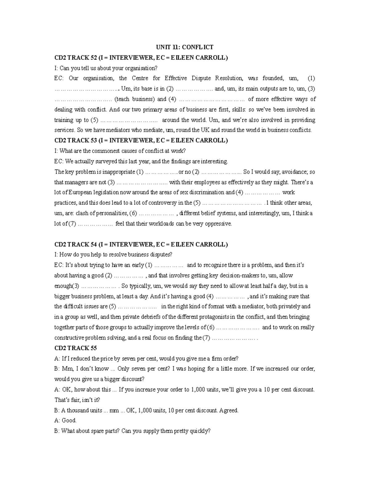 Ebook (COB1)-Unit 1 - Summary tiếng anh 5 - UNIT 1: THE BUSINESS OF ...