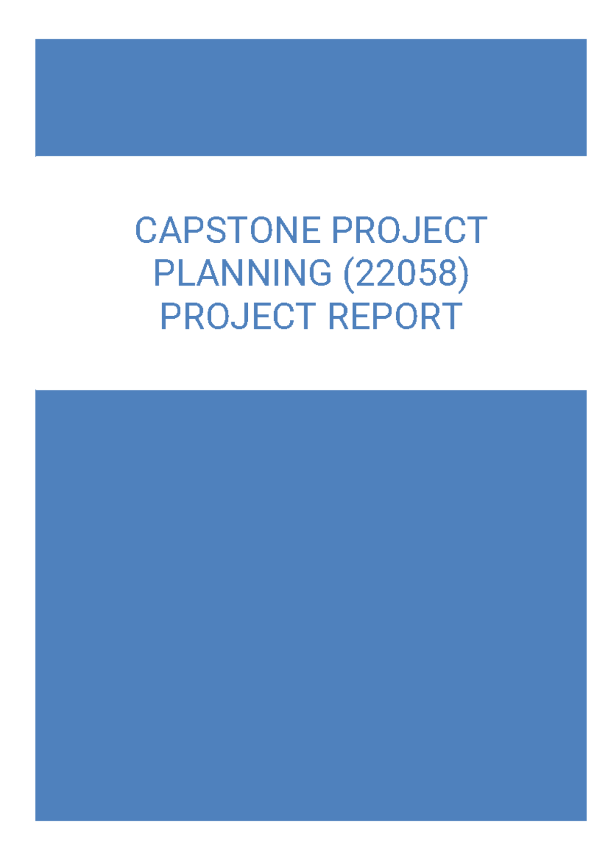 CPP 22058 Capstone Project Report on 3D Printing Technology - Studocu