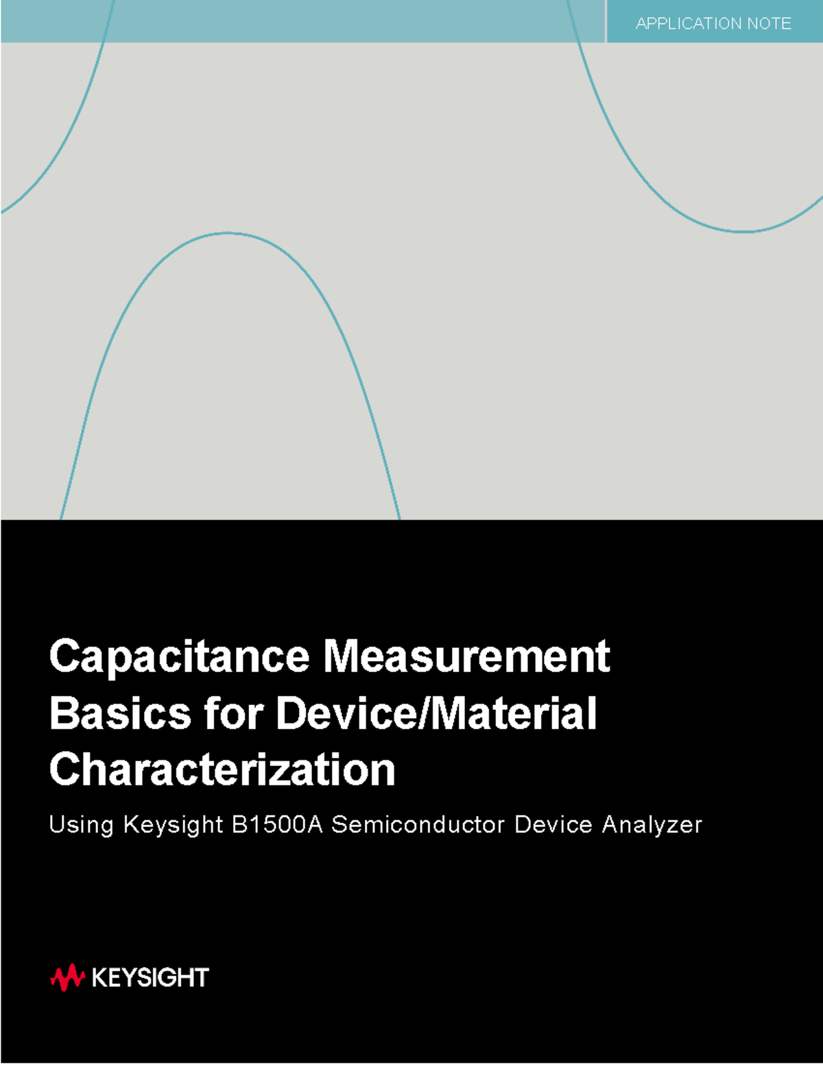 Capacitance Measurement Fundamentals: Keysight B1500A Insights - Studocu