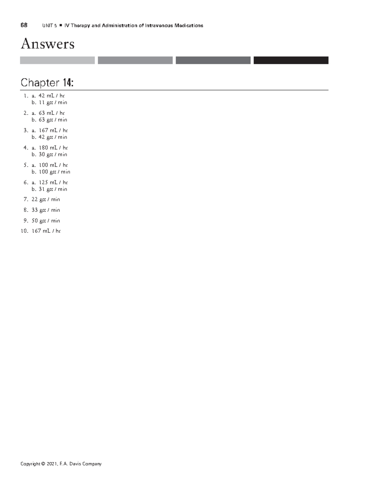 NR208L Math Worksheets Answers (2)[1597] - 68 UNIT 5 IV Therapy and ...