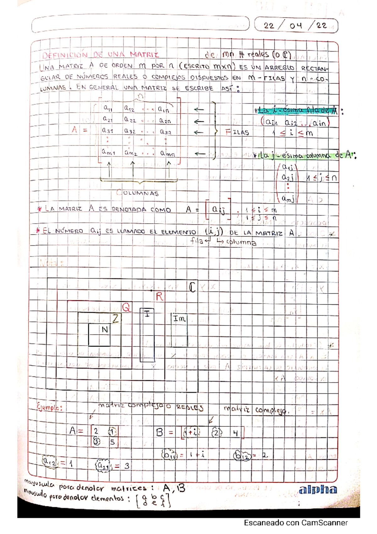 Cuaderno de Álgebra Lineal y Ejercicios de Práctica - Document Preview