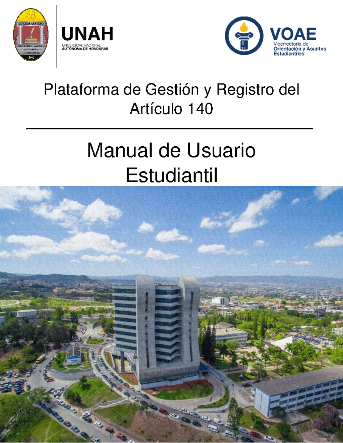 Manual de Usuario Estudiantil para la Plataforma de Artículo 140 - Studocu