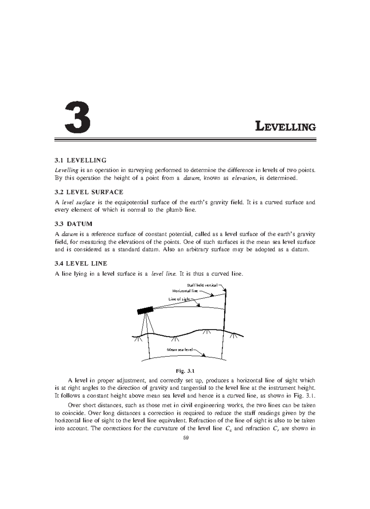 Surveying Concepts: Levelling Operations and Techniques - Studocu