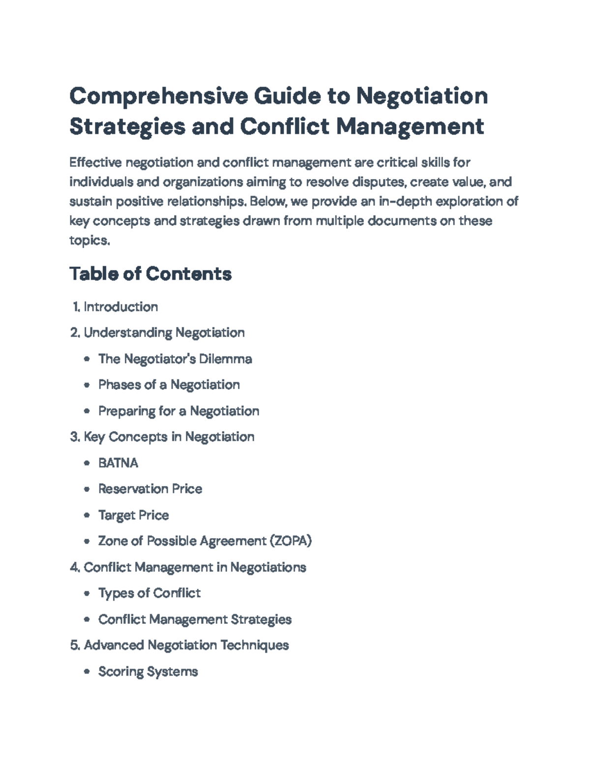 Comprehensive Guide to Negotiation Strategies (Negotiation 101 ...