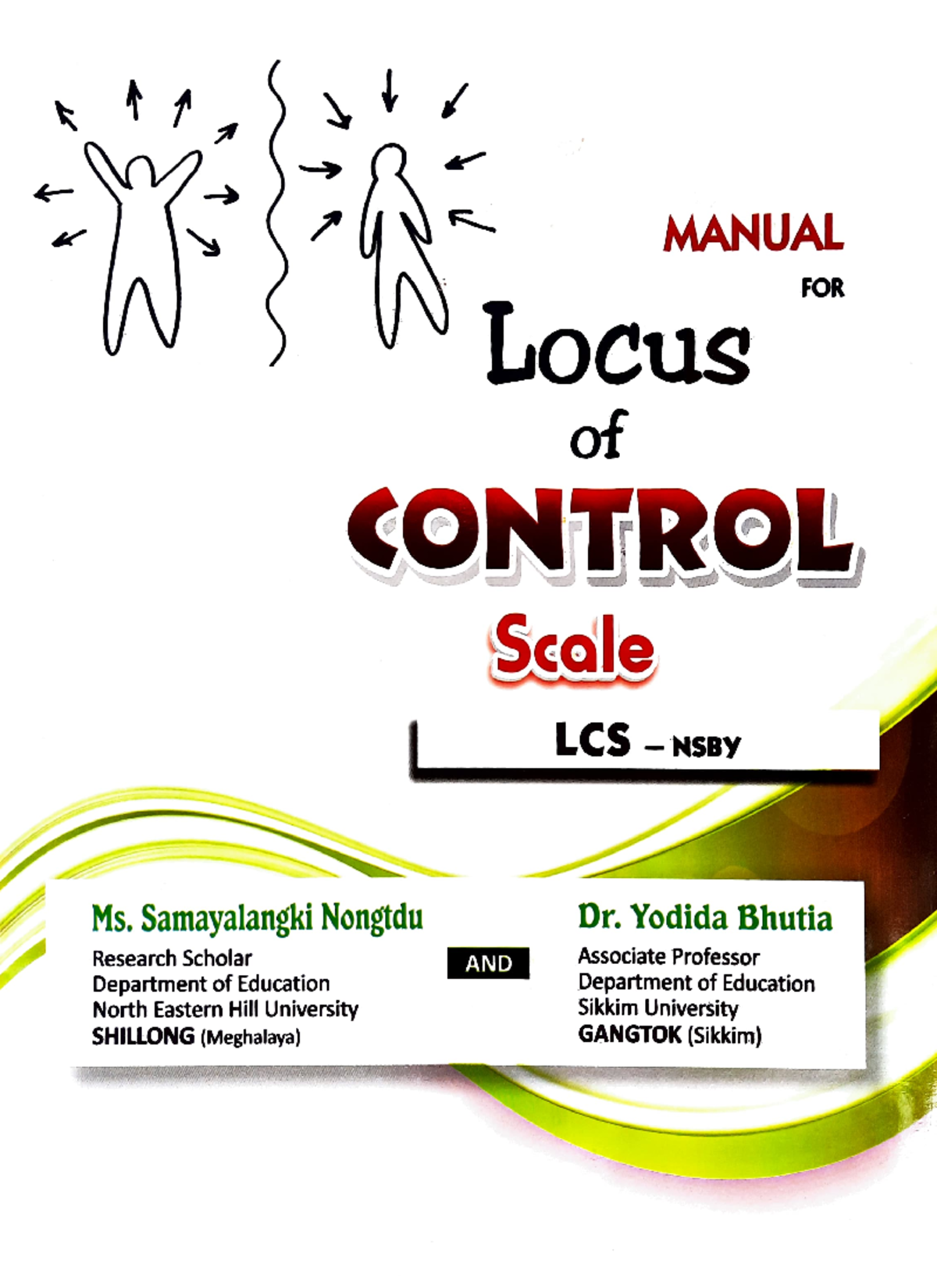 Manual for Locus of Control Scale (LCS-NSBY) - Studocu