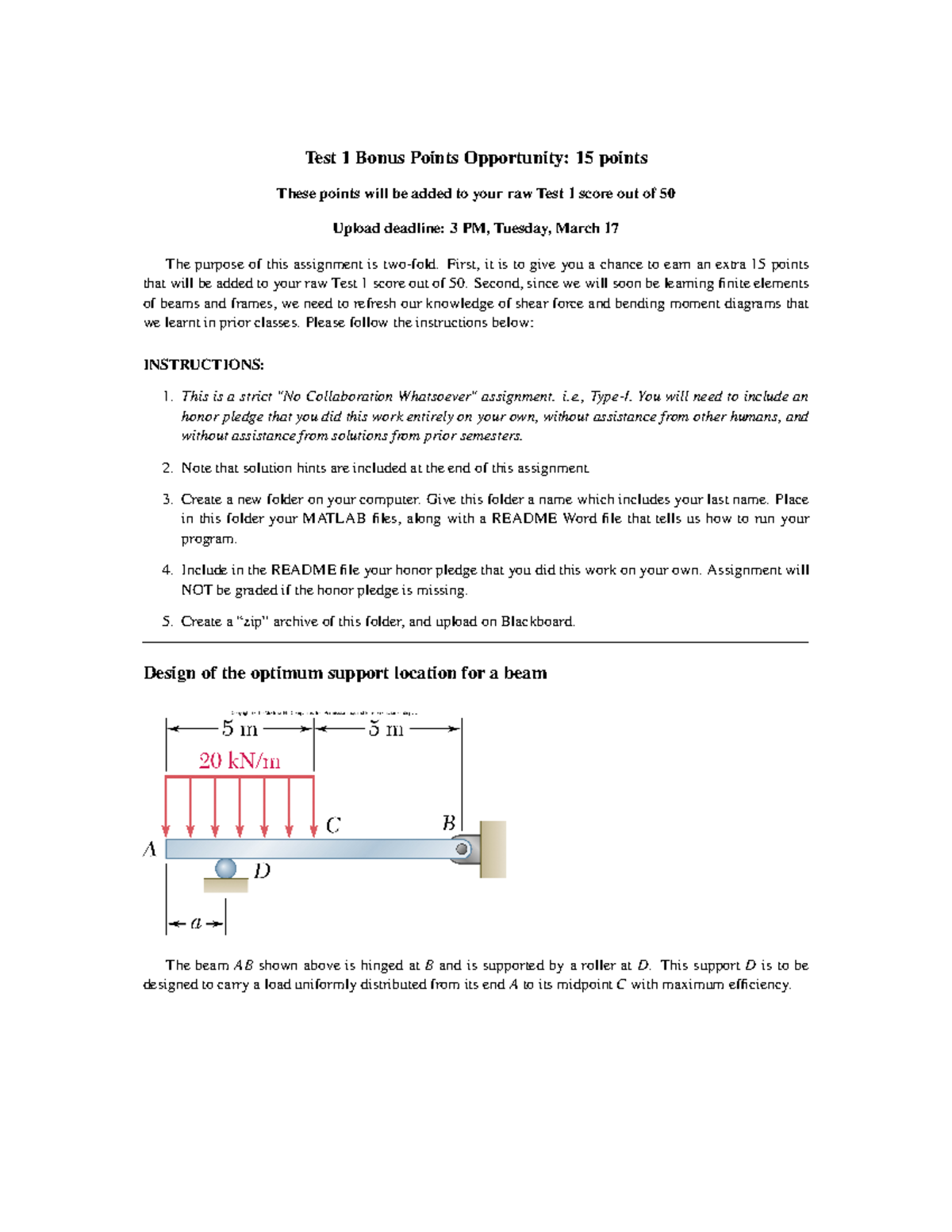 Test-1-Bonus - Extra Points for Test 1 (Due Mar 17) - Studocu