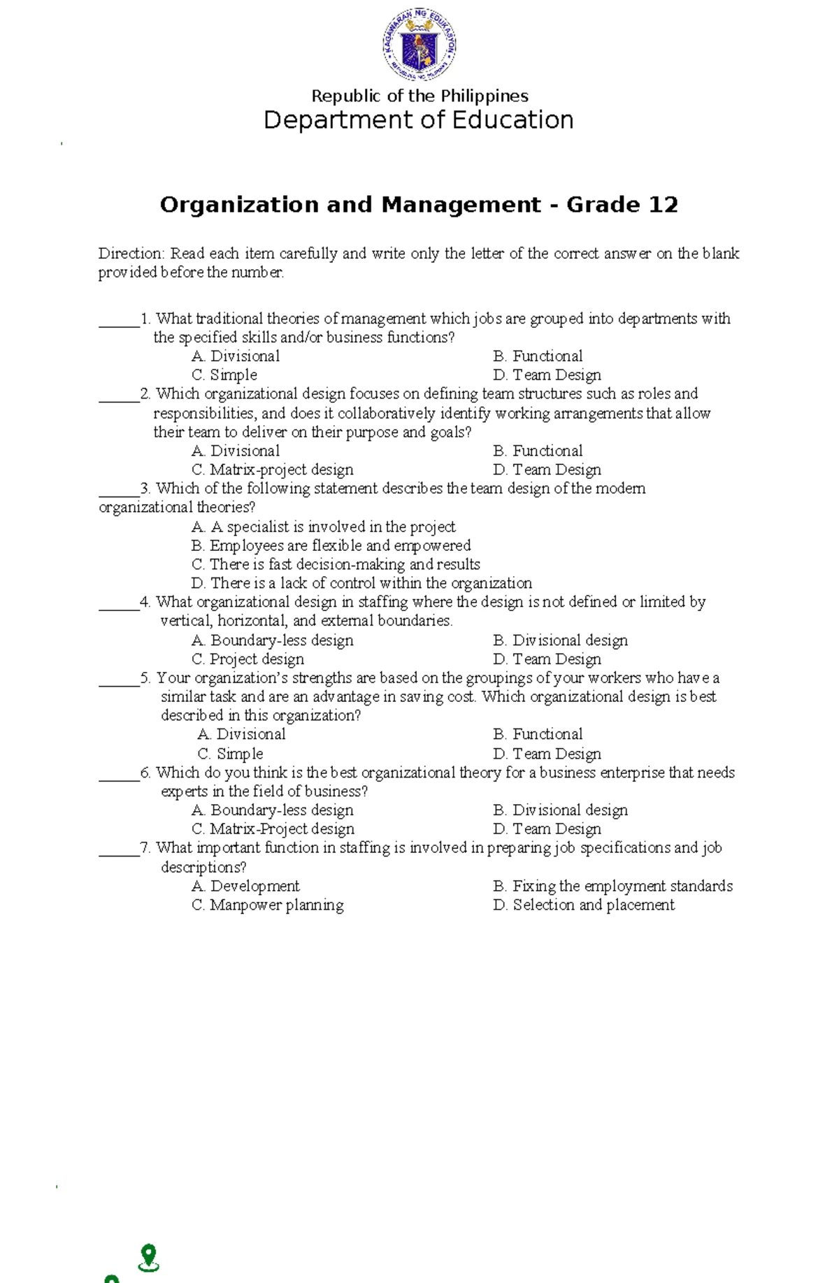 SBFP Form 8: Parent's Consent for Milk Feeding Program at AMAGA ES ...