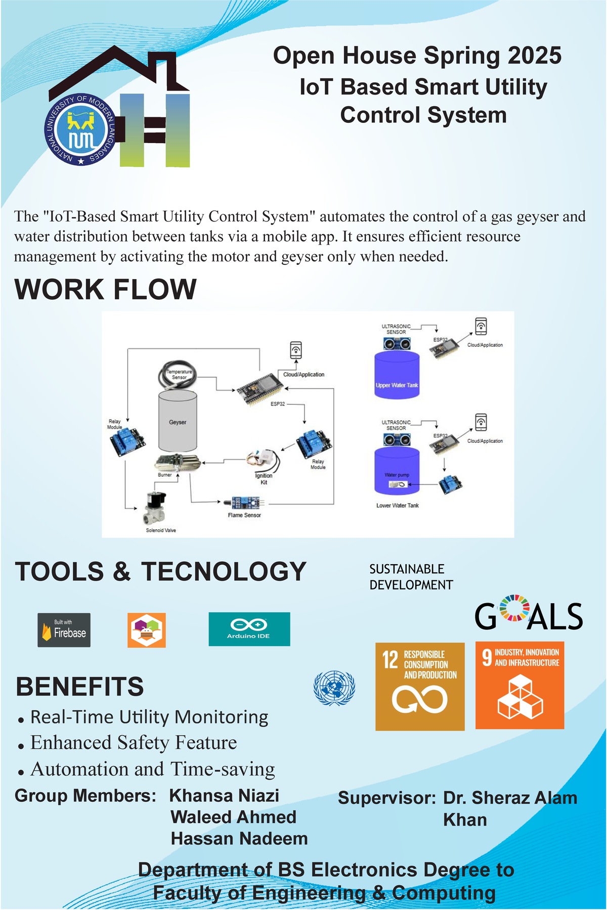 Stndy Good design Open House Spring 2025 IoT Based Smart Utility