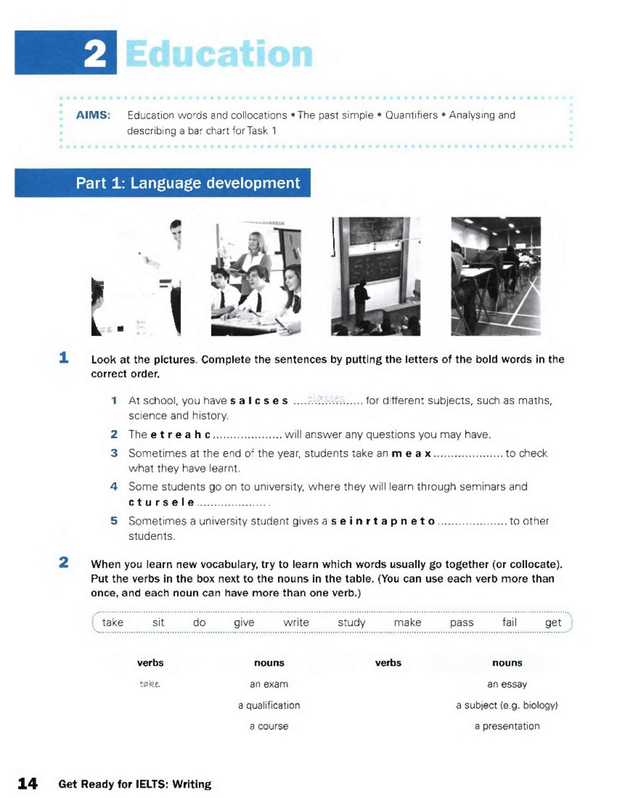 Get Ready for IELTS: Writing - Language Development Notes - Studocu