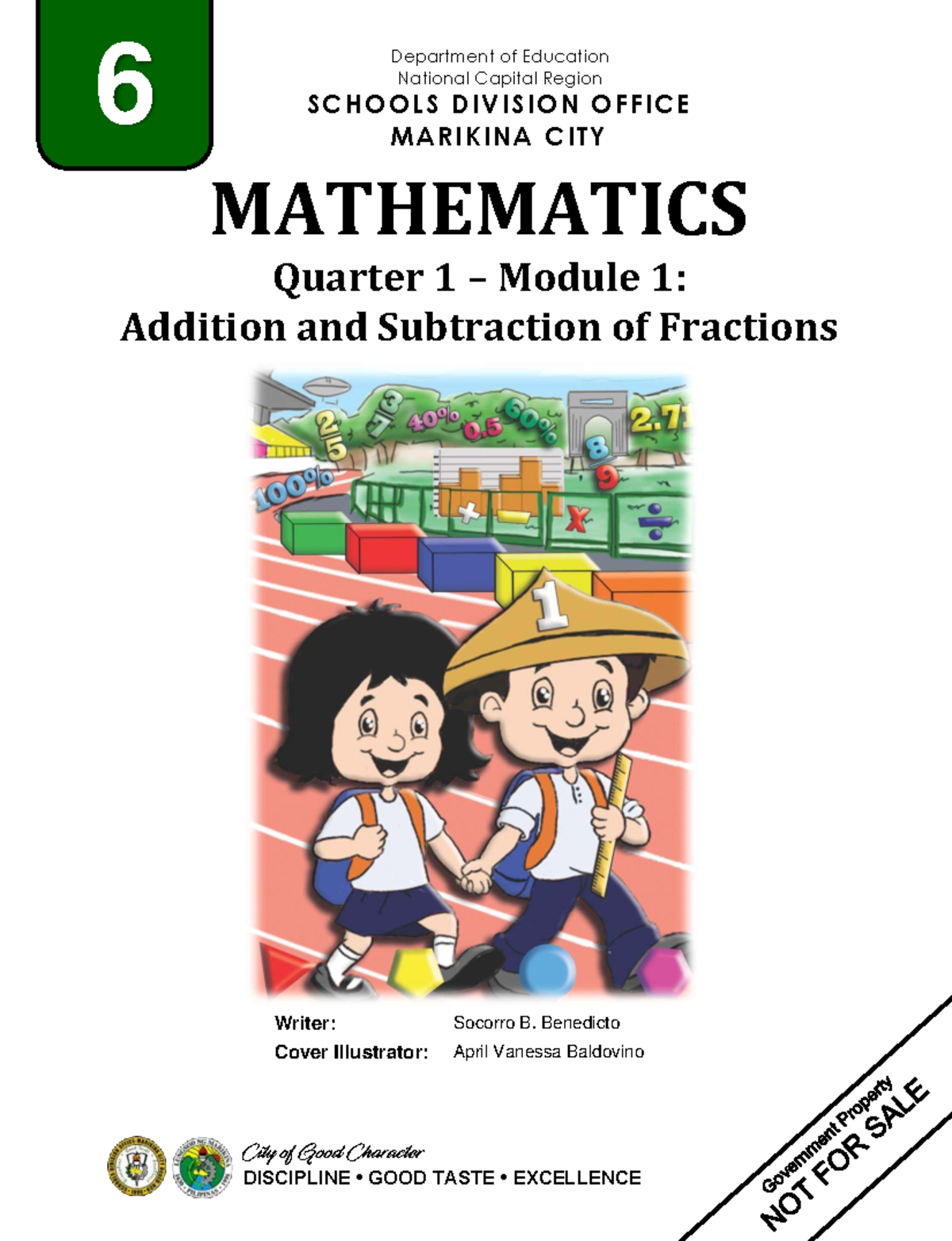 MATH GR6 QTR1 - Module 1: Addition & Subtraction of Fractions - Studocu