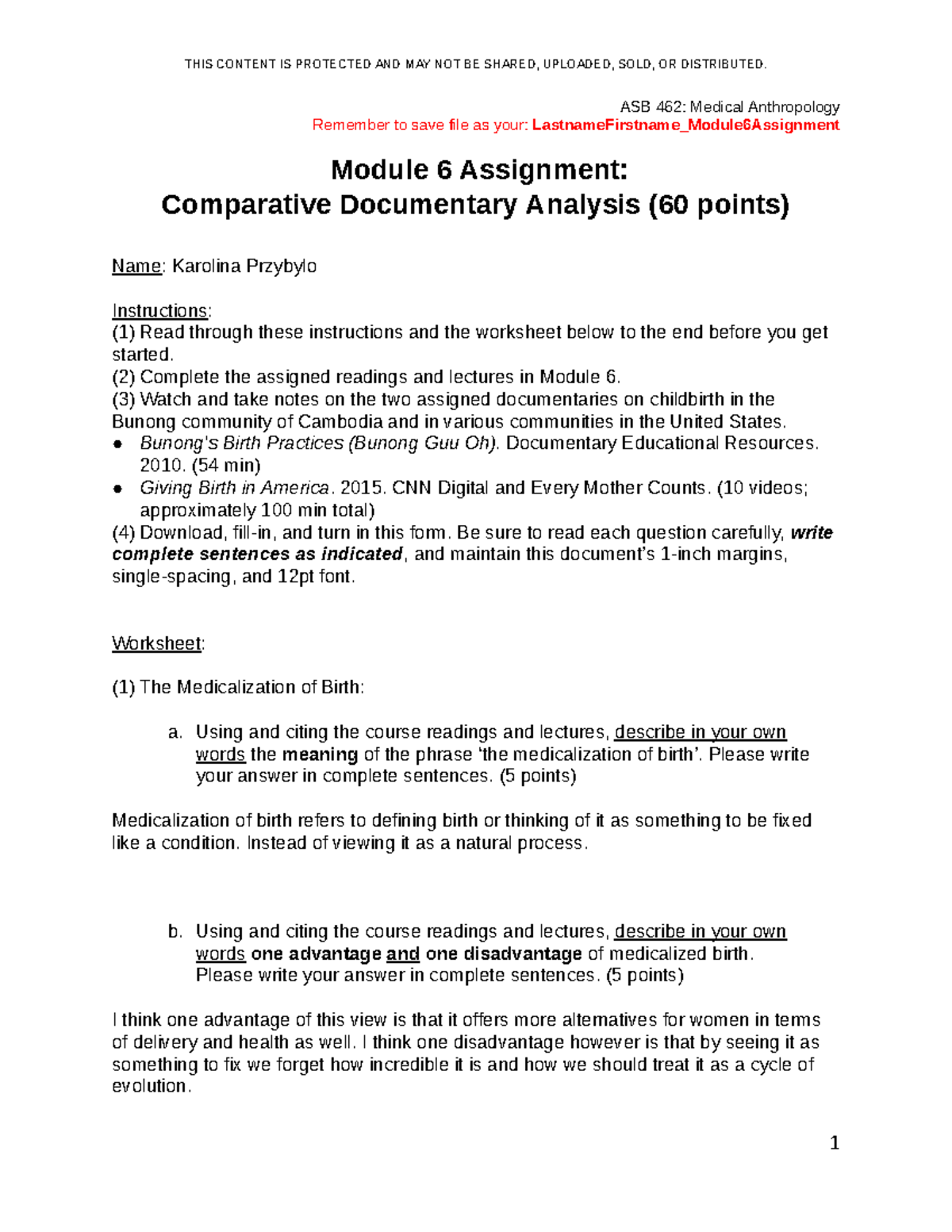 Asb462 Module 6assignment Answer Sheet 1 Google Docs Asb 462