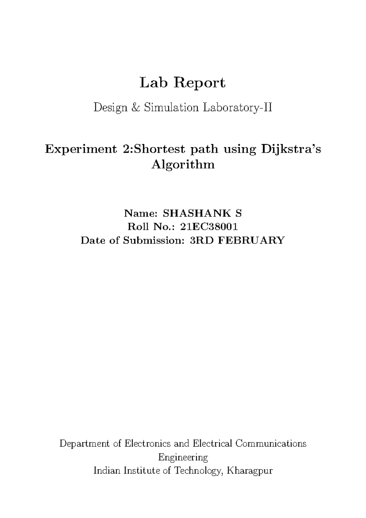 21EC38001 EXPT2 - LAB REPORT - Lab Report Design & Simulation ...