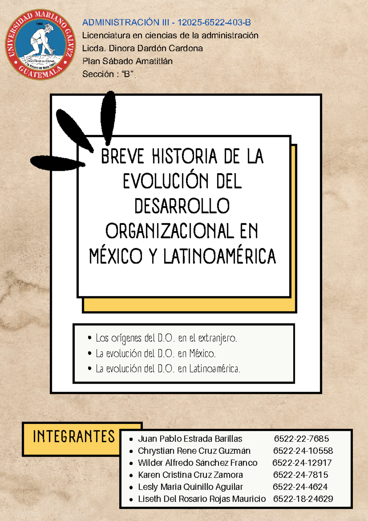 Evolución del Desarrollo Organizacional en México y Latinoamérica - ADM ...